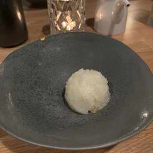 Yuzu ice cream
