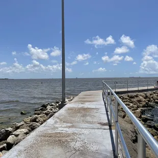Pier on Rockport Beach