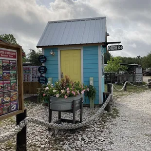 Little Blue walk up to place your order.