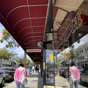 Outside