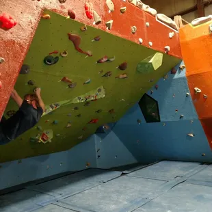New routes and new look in the bouldering cave