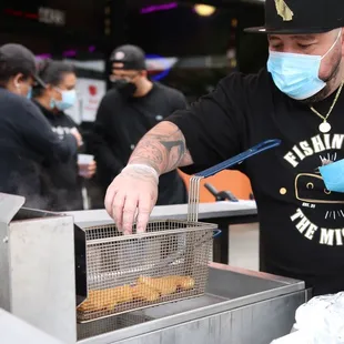 Deep fried meaty crispy fish!