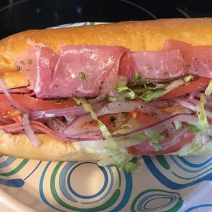 Half of a large old world Italian