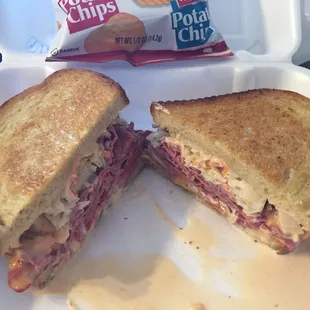 Reuben coleslaw instead of sauerkraut