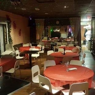 sushi and sashimi, interior