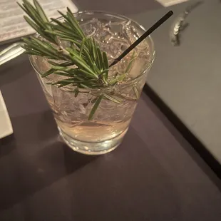 Cranberry n rosemary gin n tonic