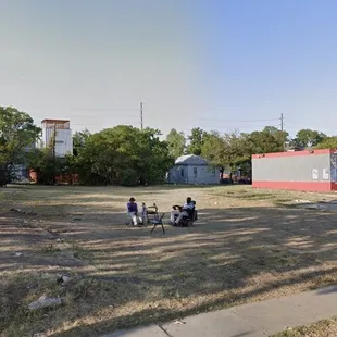 community members before being fenced out
