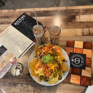 Rockstar Nachos with brisket