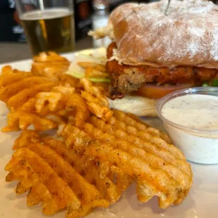 Buffalo chicken sandwich