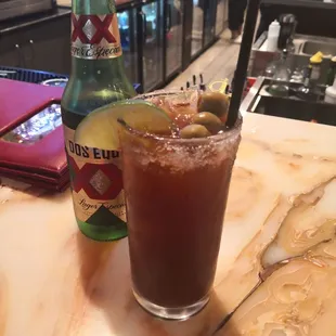 The best Michelada made by Jacinda!