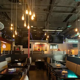 the interior of a restaurant