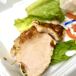 Chicken Club - chicken was very pink throughout, pic doesn't do justice.