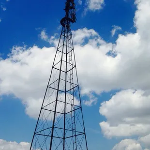 The historic windmill at The Museum at Harry Myers park
