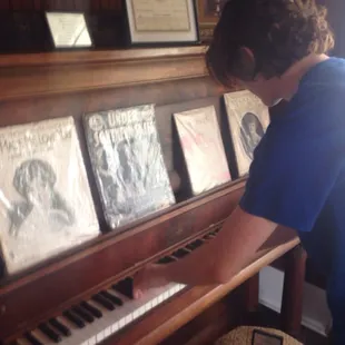 Piano in museum circa 1905