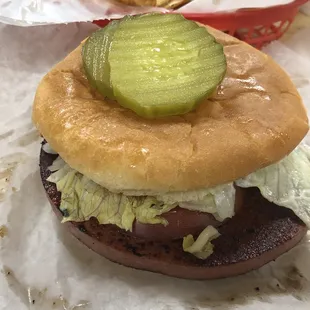 thick sliced bologna sandwich