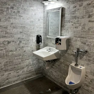 fairly clean all-gender restroom