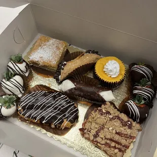 Pumpkin cheesecake was delicious.