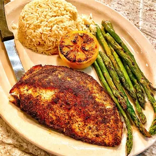 The Blackened Salmon was another hit.