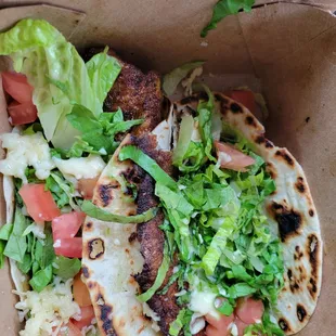 Blackend catfish tacos