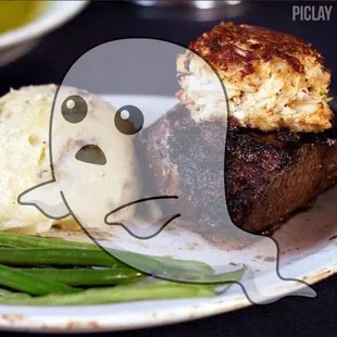 The haunted surf and turf.