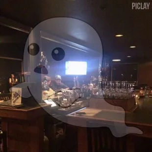 The haunted bar.