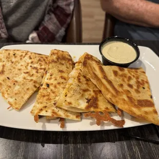 Shrimp quesadillas