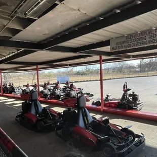 The go-karts