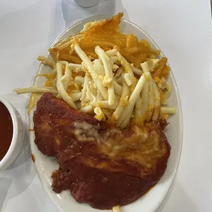 chicken parm with baked mac