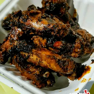 Cajun dry rub wings - the best chicken wings I've had.