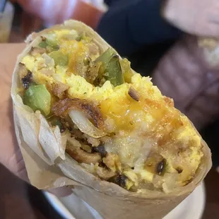 Breakfast burrito (get it!)