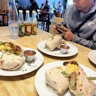 burritos and wraps, food