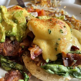 The California Benedict with bacon