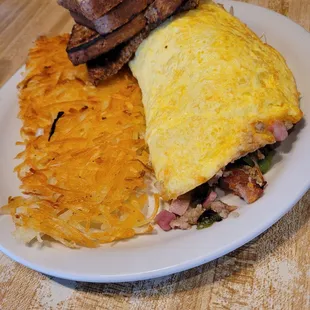 Farmer&apos;s special omelet