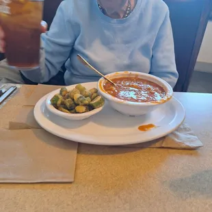 Brunswick Stew and fried okra