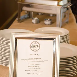 Our menu