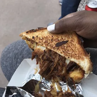 BBQ grilled cheese