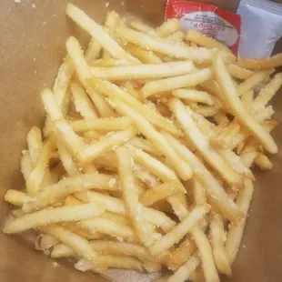 The garlic parmesan fries, so good and so many!