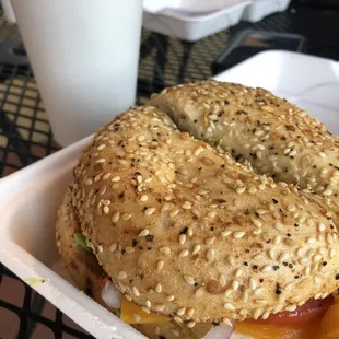 Breakfast Bagels