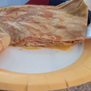 I literally cannot get enough of the Crepe Benedict! DELICIOUS