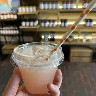 blood orange jalapeño lemonade from Pike Peak Lemonade
