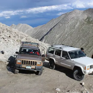 Above Timber line on Mt Antero! Our Tours go above Timber line on top of the world!