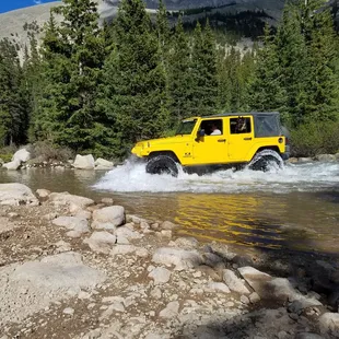 Creek crossing on Antero