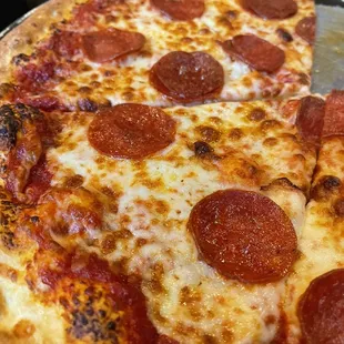 pepperoni and cheese pizza