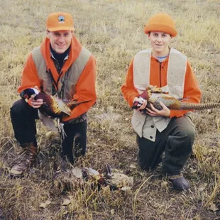 My son and I on one of our Pheasant hunts