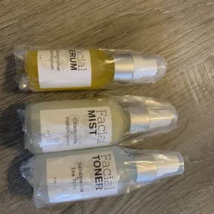 Recommended facial trio!