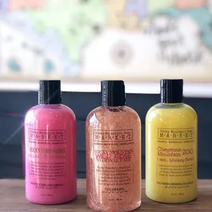 Check out our Gourmet 3 in 1 Shampoo, Shower Gel, and Bubble Bath!