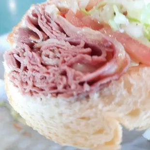 Real smoked pastrami in house.  Do you know any other sub place that smokes the meat? Amazing