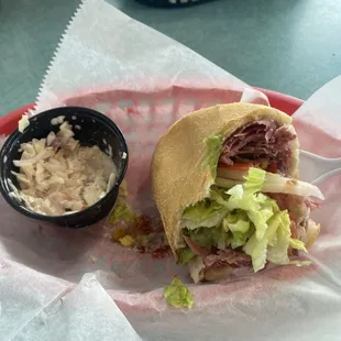 Pastrami and Bama slaw!