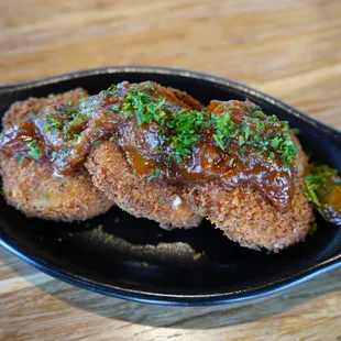 Fried Mozzarella, heirloom cherry tomato jam