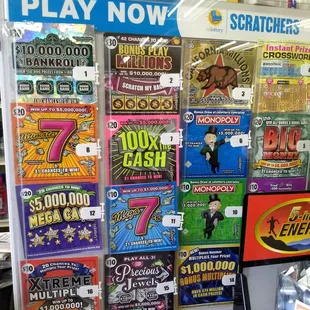 Feeling lucky? Scratchers sold here